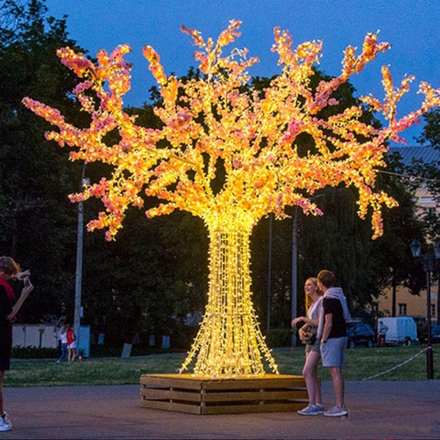 Световое дерево с цветами  «Сакура»