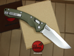 Нож Microtech Amphibian G10 - зеленая рукоять G10, клинок стоунвош RK/458