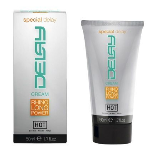 Крем-пролонгатор HOT Delay, 50 мл – мягкое снижение чувствительности