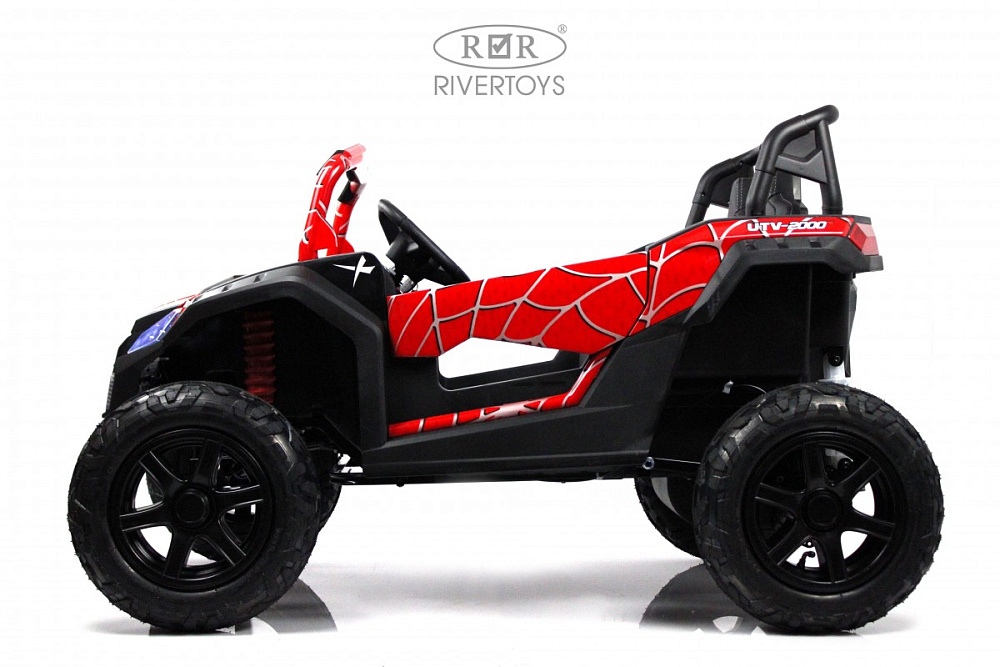Детский электромобиль RiverToys M222MM красный