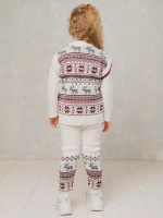 Жилетка вязаная на молнии