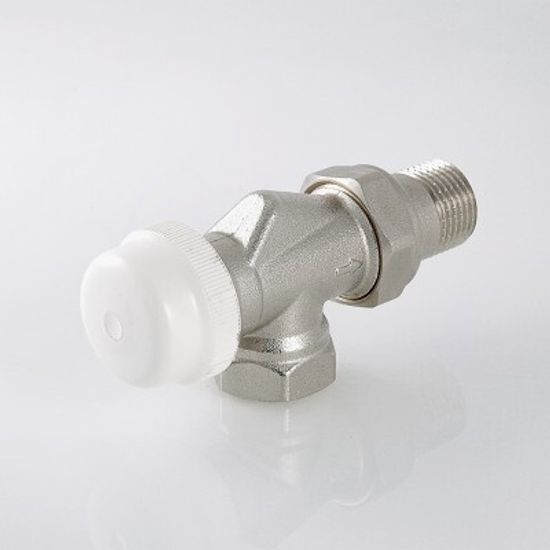 Клапан термостатический Valtec 1/2" угловой с осевым управлением арт. VT.179.N.04 для радиаторов