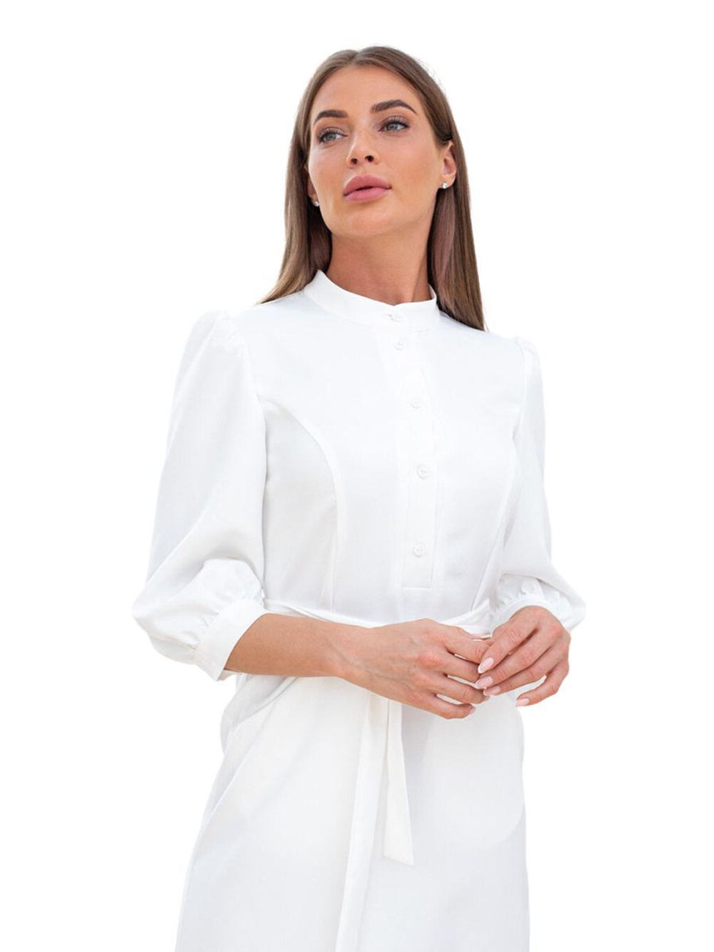 Платье медицинское Dr. Nice Beauty на пуговицах, бежевый, 48