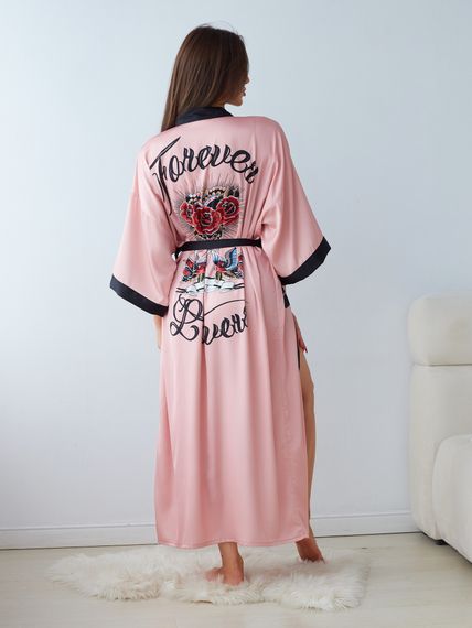 Халат женский шелковый FOREVER