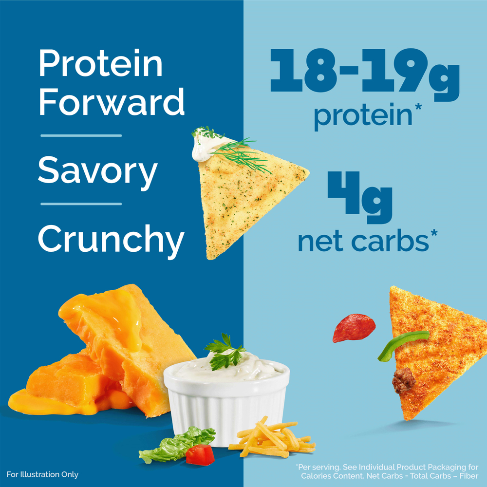 Quest Nutrition, протеиновые чипсы из тортильи, ассорти, 8 шт. по 32 г (1,1 унции)