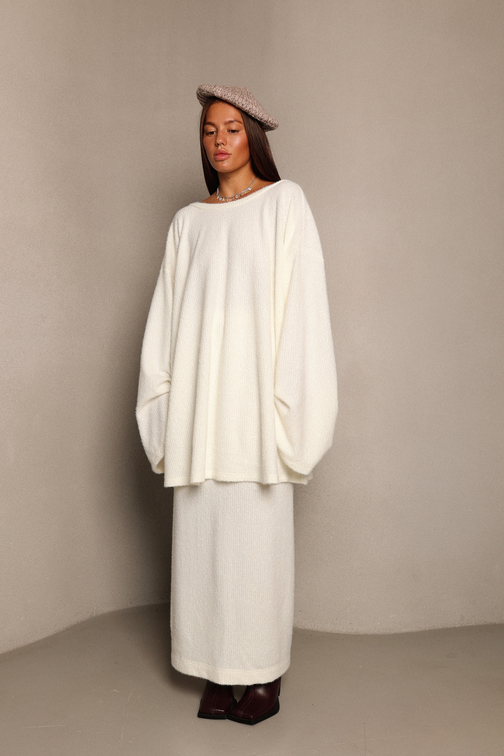 Юбка прямая на резинке