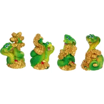 Фигурка новогодняя «Змея - Денежный поток» 3,5*3,5*5,5 см