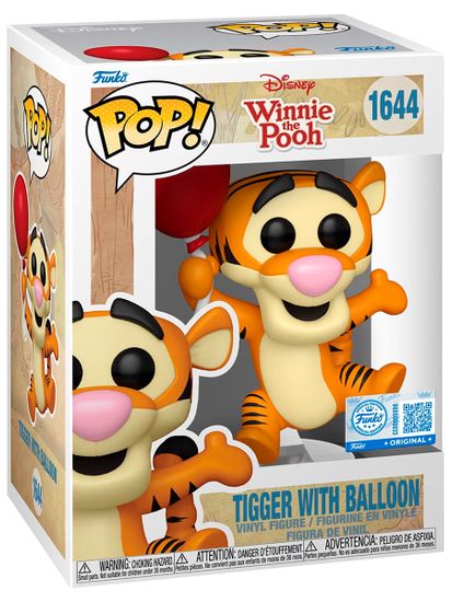 Фигурка Funko POP! Disney Winnie the Pooh Tigger w/Balloon (Exc) (1644) 88657 / Фигурка Фанко ПОП! по мотивам вселенной "Дисней", Тигра