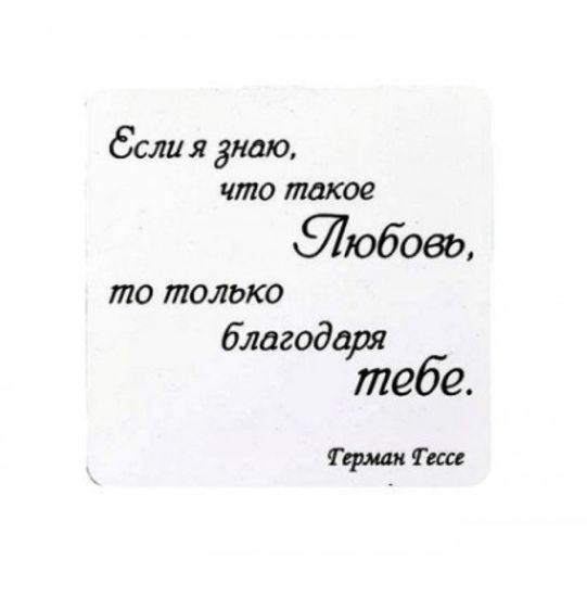 Магнит "Если я знаю что такое любовь...",