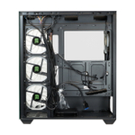 Корпус BaseTech eXtreme GFX-05, Без БП, EATX, чёрный, 4xRGB FAN, 2xUSB2, 1xUSB3, бок: закалённое стекло (BT-GFX-05-TG-4F-RGB)