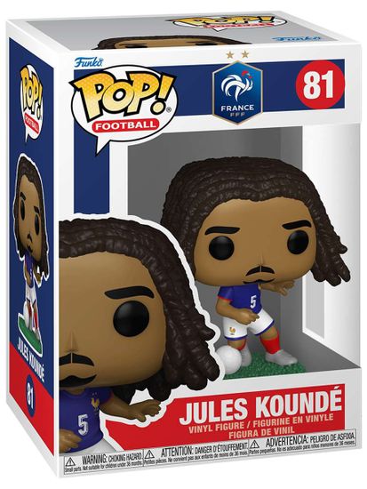 Фигурка Funko POP! Football France Jules Kounde (81) 92733 / Фигурка Фанко ПОП! В виде французского футболиста, Жюль Кунде