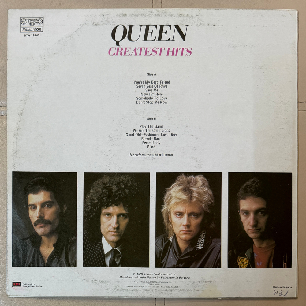 Виниловая пластинка Queen ‎– Greatest Hits LP