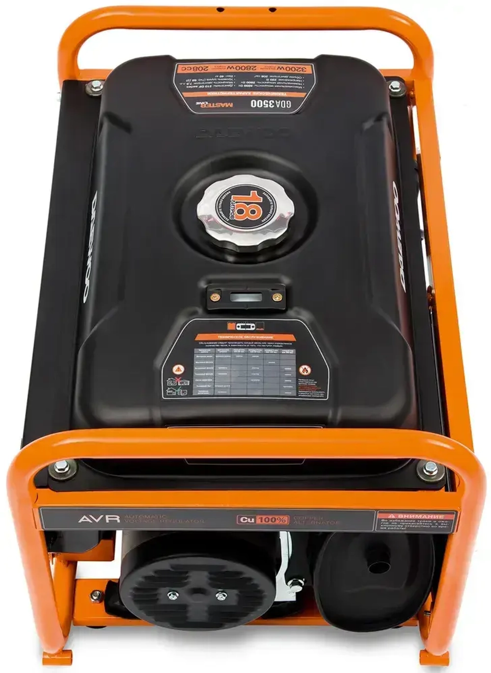 Бензиновый генератор DAEWOO 3.2 кВт, 220В