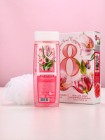 Подарочный набор «С 8 Марта!», гель для душа 200 мл и мочалка для тела, Чистое счастье