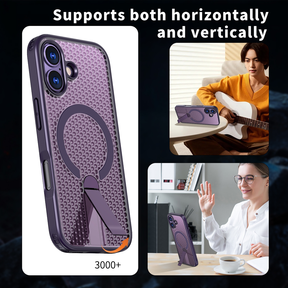 Прозрачный чехол Mesh Pro Magnetic Case для iPhone 17