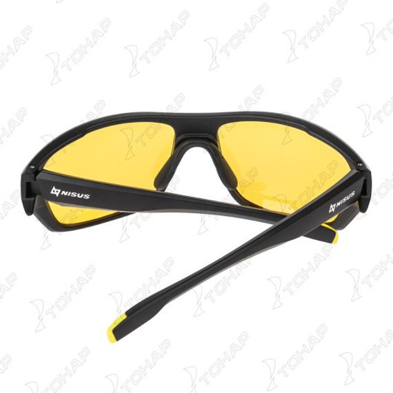 Очки поляризационные в жест.чехле (желтый) (N-OP-TF2132-Y) Nisus