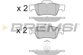 BREMSI - BP3088-BMS - Brake Pad Set, disc brake
