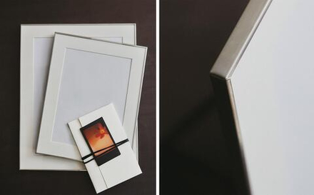 Zara Home Фоторамка из стекла, цвет серебристый, 20.5 см