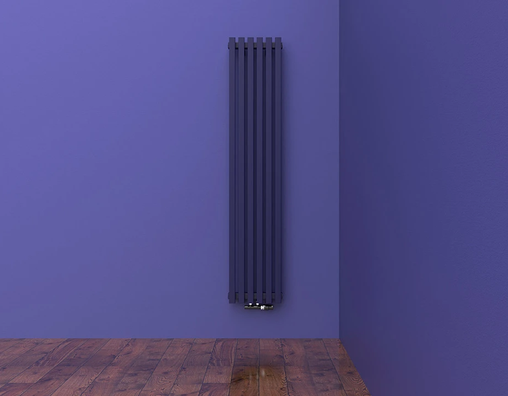 Вертикальные дизайн-радиаторы QUADRUM 1580мм с нижним подключением