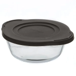 Кастрюля для запекания 840 мл c черной пл крышкой