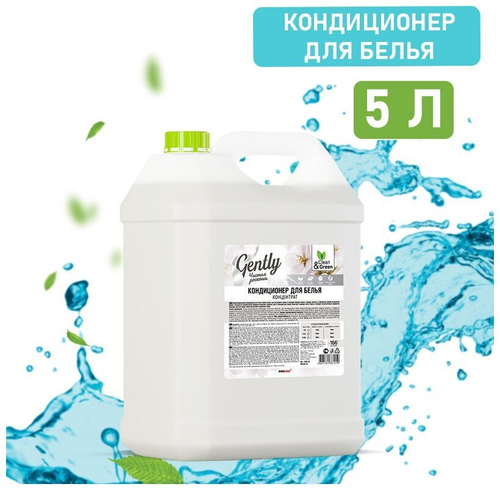 КОНДИЦИОНЕР ДЛЯ БЕЛЬЯ GENTLE ЧИСТАЯ РОСКОШЬ (БЕЛЫЙ)5Л CG8145