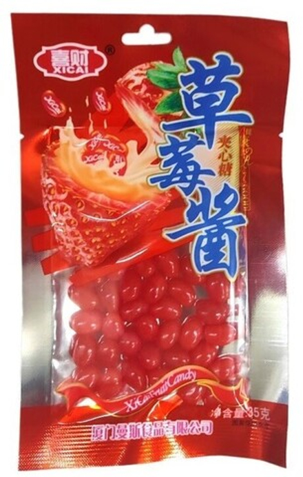 Жевательные конфеты XICAI CANDI вкус КЛУБНИКА 30гр