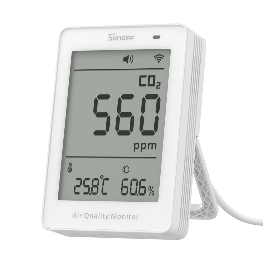 Matter (WiFi) Датчик качества воздуха CO2 SONOFF SAWF-08P