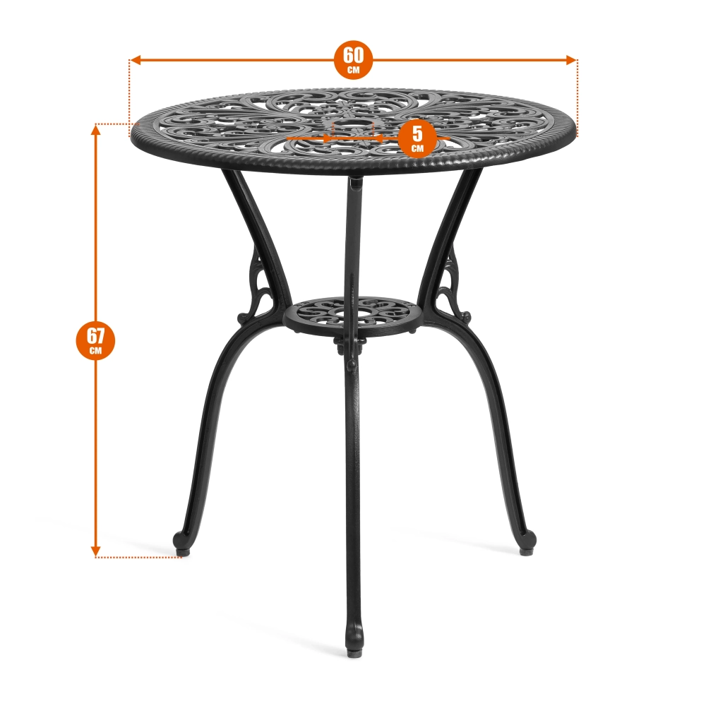 Комплект металлической мебели для кафе Романс 10668