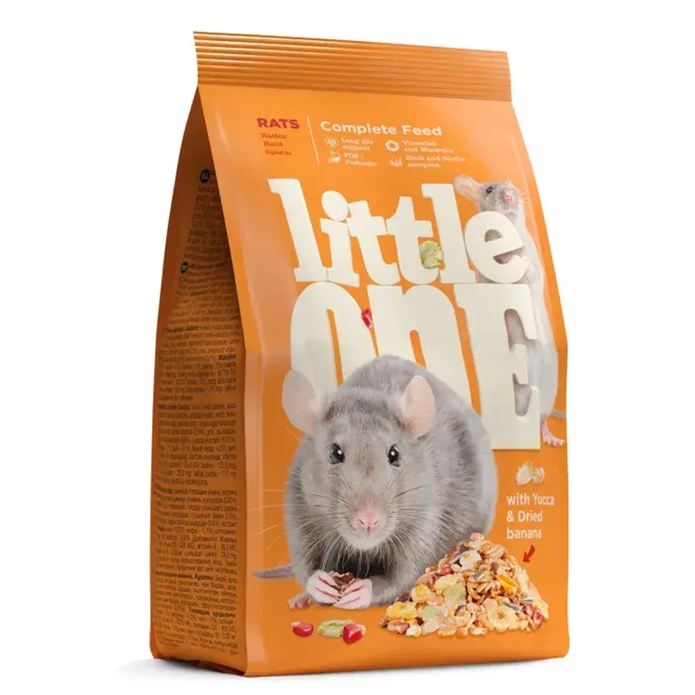Корм для грызунов Little One кролики/хомяки/крысы/шиншиллы/морские свинки 400гр/900гр