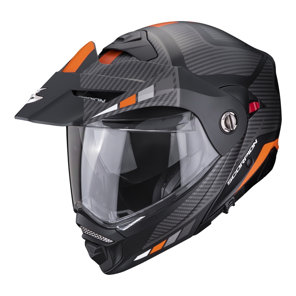 SCORPION EXO ADX-2 CAMINO BLACK MATT/GREY/ORANGE