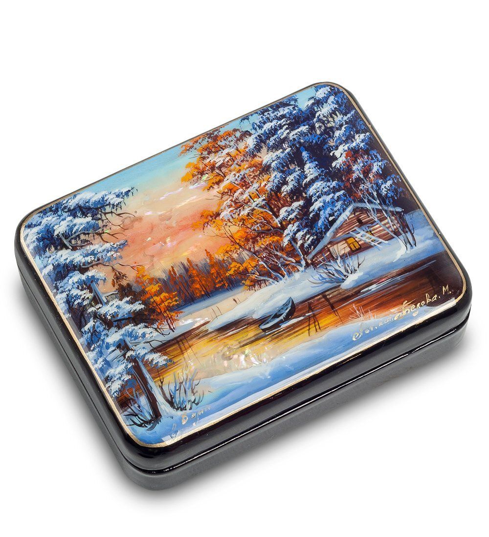 ШК-55/ 21 Шкатулка «Зима» исп.Белова