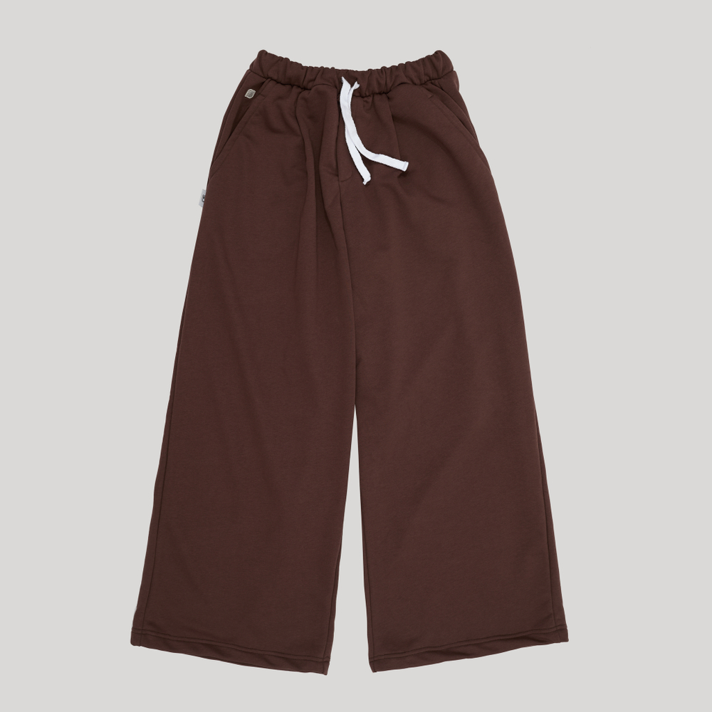 Baggy Trousers LOGO French Roast