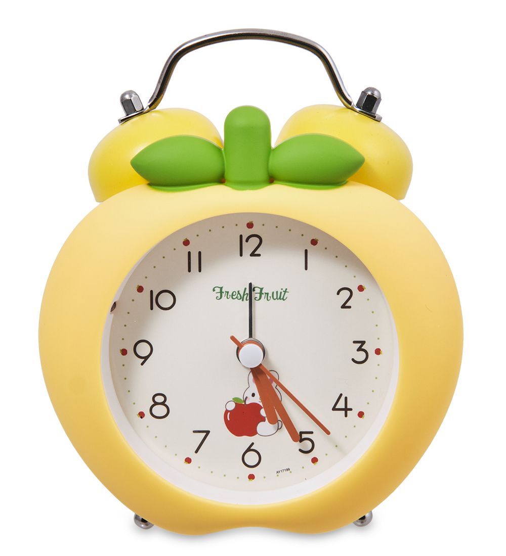 GAEM Art CL-67/2 Будильник «Яблоко» желтый