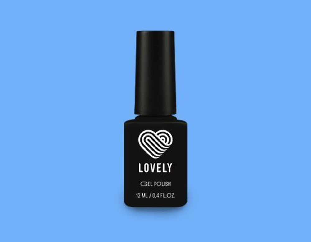 Жидкий полигель Lovely, Liquid Polygel, оттенок синий, 12 ml
