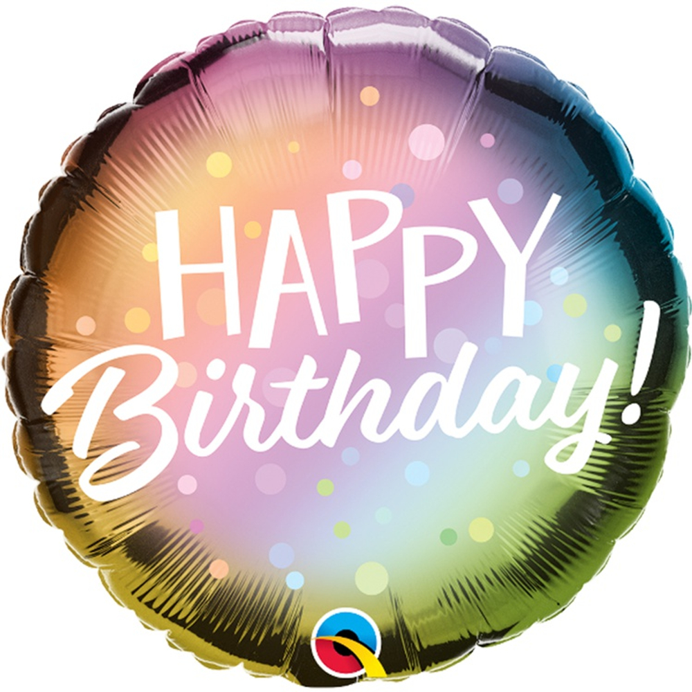 Шар Фольгированный Омбре металлик (Ассорти)