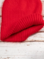 шапка ангора зимняя пушистая вязаная модная