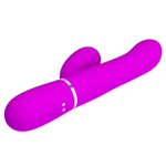 Лиловый вибратор-кролик Mariana - 22,6 см.