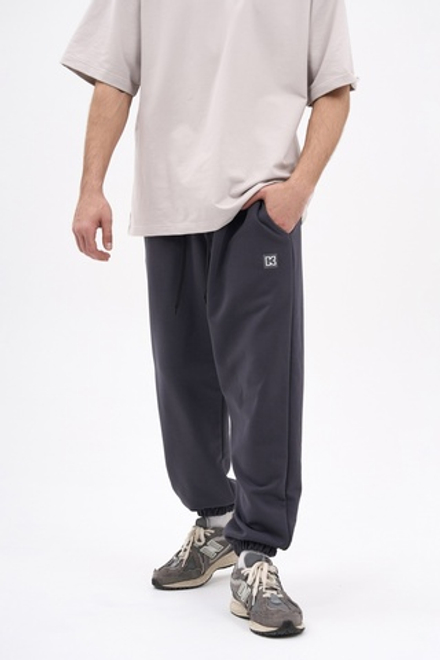 Трикотажные брюки KUL'TURA Oversize Basic Фуме