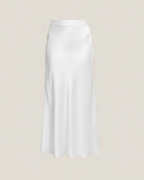 Юбка "В шелках" зефирная макси