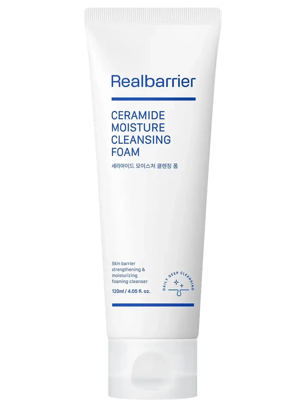 Real Barrier Кремовая очищающая пенка c керамидами Ceramide Moisture Cleansing Foam 120 мл