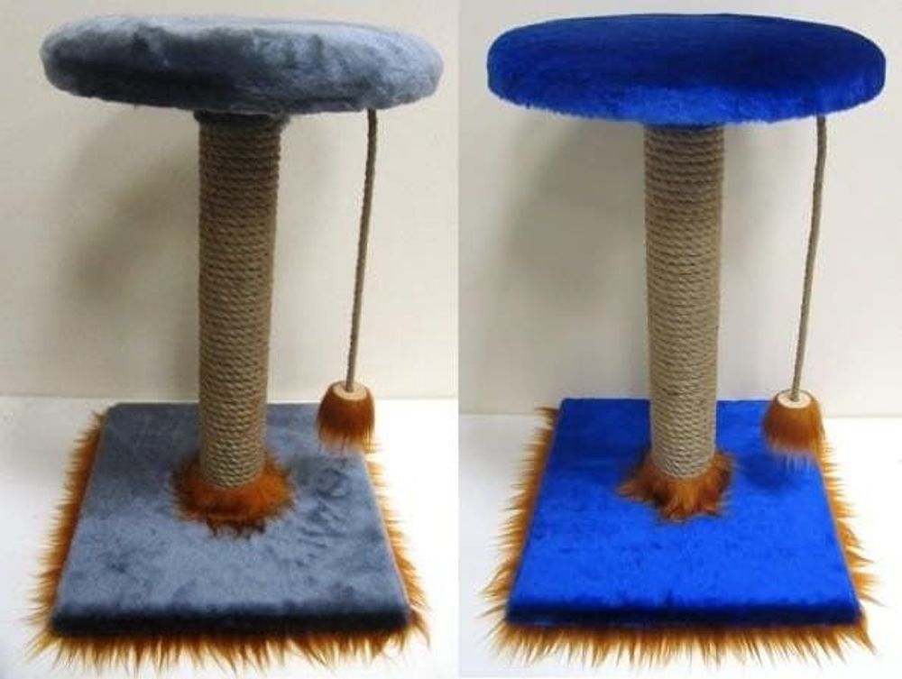 Когтеточка джутовая с круглой полкой осн.36 х 36 см. выс. 56см. "Britan" Когтеточка джутовая с круглой полкой осн.36 х 36 см. выс. 56см. "Britan"