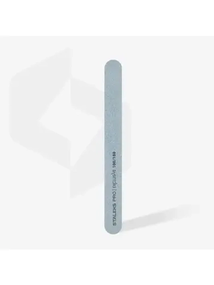 Пилка прямая минеральная для ногтей EXCLUSIVE 100/180 грит