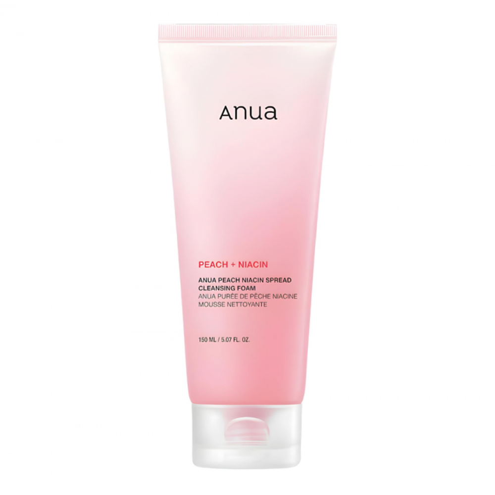 Anua Peach Niacin Spread Cleansing Foam пенка для умывания c экстрактом персика и ниацинамидом