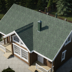 Черепица битумная гибкая Tegola COMFORT ASSISI Verde 473