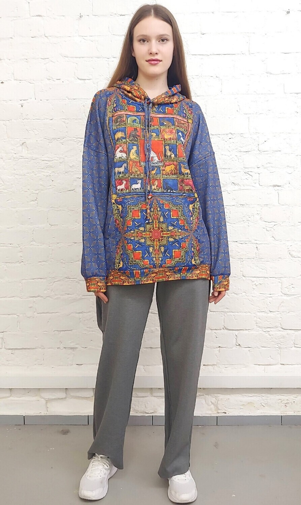 Худи "Бестиарий с леопардом"