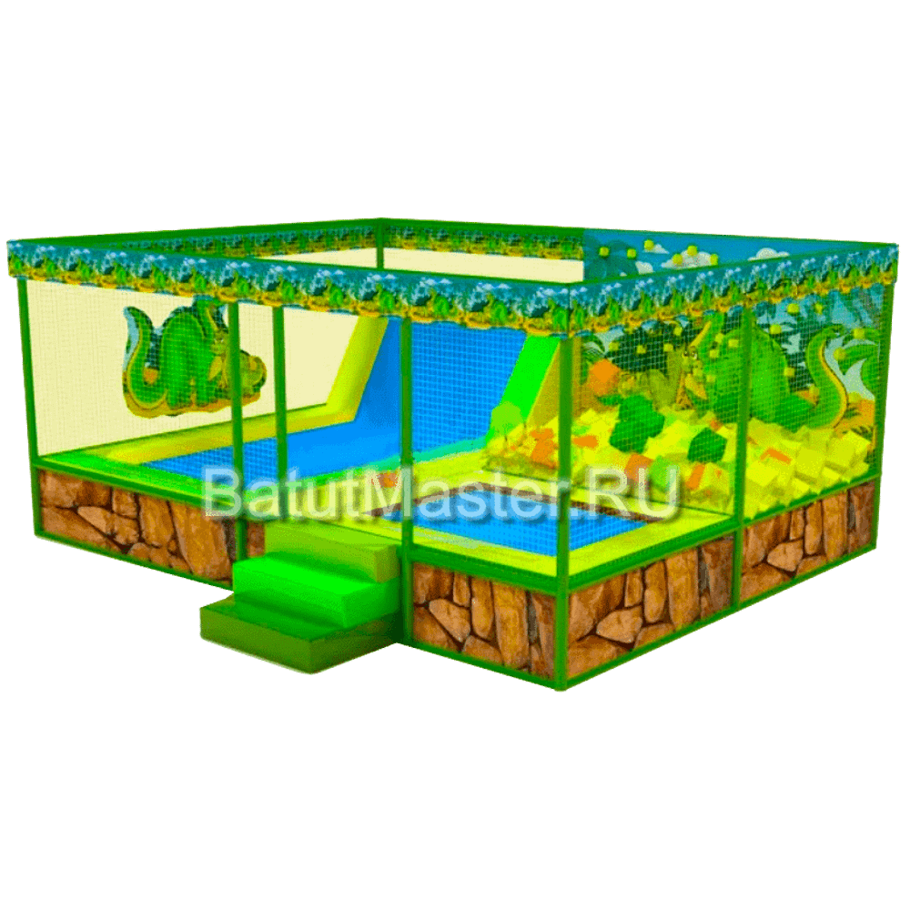 Батутная арена "Динозаврия" 6x4x3 м