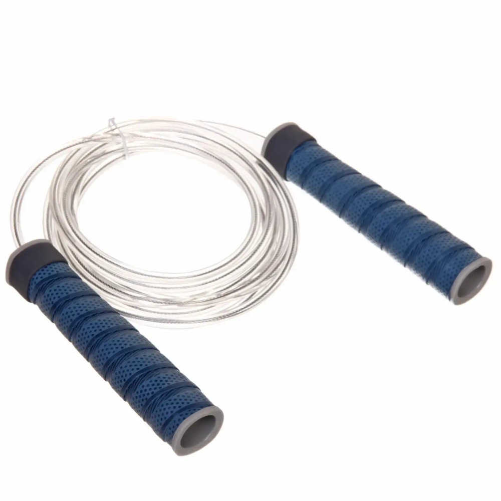 Скакалка с подшипниками RICHO RQ-JR-HG02, 3 м, ручка 127 мм, голубой