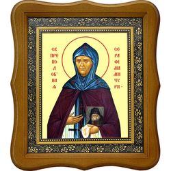 Серафима Мичуринская преподобная схимонахиня. Икона на холсте.