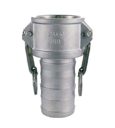 Кулачковое соединение тип C, розетка с хвостовиком 3 (нерж.)