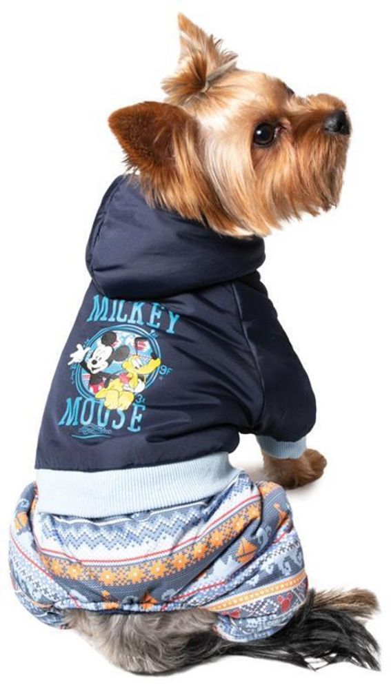 Disney комбинезон зимний для собак Mickey Nord S, размер 25 см
